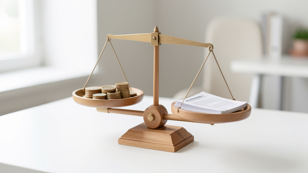 Entrepreneur et expert-comptable en discussion sur les termes d'une lettre de mission